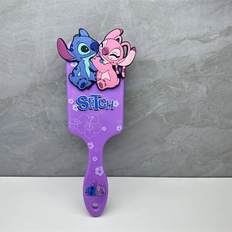 Miniso Disney Animation Lilo & Stitch Comb Series Cartoon Stitch Peripheral Air Cushion Massage Comb Children Girl Student Comb