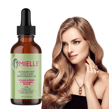 Original Mielle Rosemary Mint Scalp Hair Strengthening Oil Nourishes And Strengthens Scalp Repair Split Ends Hair Essential Oil