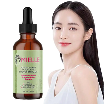 Original Mielle Rosemary Mint Scalp Hair Strengthening Oil Nourishes And Strengthens Scalp Repair Split Ends Hair Essential Oil