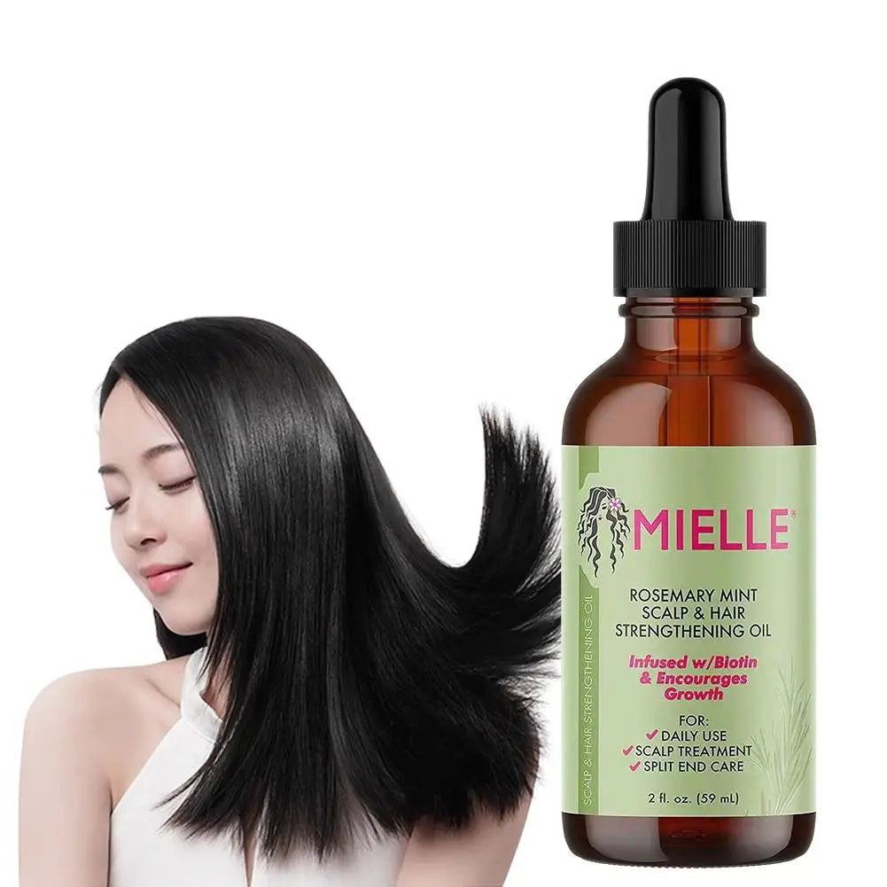 Original Mielle Rosemary Mint Scalp Hair Strengthening Oil Nourishes And Strengthens Scalp Repair Split Ends Hair Essential Oil